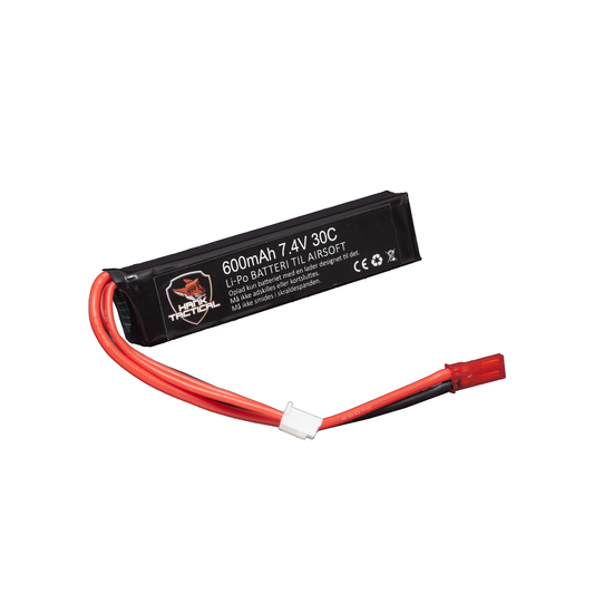 7.4V 600mAh 30C LiPo for HPA Engines (JST)
